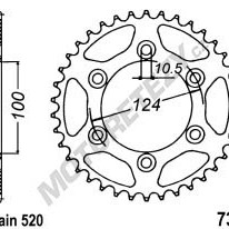 Kalená rozeta DUCATI 900 Super Light rok 92-98