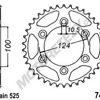 Kalená rozeta DUCATI 944 Sport Turismo ST2 (97-03) rok 97-03