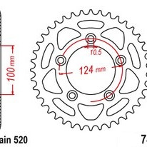 Rozeta DUCATI 821 Monster/Dark/Stripe rok 14-20