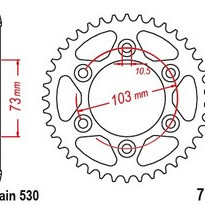 Rozeta DUCATI 1200 Multistrada Enduro rok 16-18 