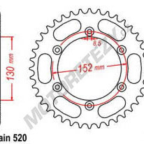 Rozeta BMW G 450 X rok 07-10