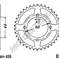 Rozeta YAMAHA TT-R 125 rok 00-01