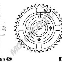 Rozeta Yamaha SR 125 rok 82-03 