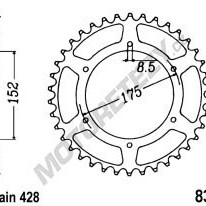 Rozeta YAMAHA TDR 125 rok 89-92