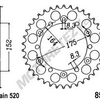 Rozeta YAMAHA TT 600 (83-92) rok 83-92