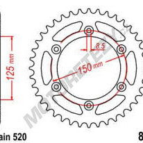 Rozeta CF MOTO 800 MT rok 22