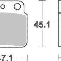 Brzdové destičky SBS SI zadní SUZUKI LT-Z 400 (ATV) Quadspor...