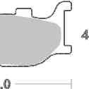 Brzdové destičky DP Brakes přední YAMAHA XV 1100 Virago rok 99