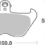 Brzdové destičky Brembo přední BMW K 1200 LT rok 99-00