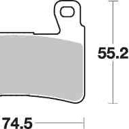 Brzdové destičky MR3 přední HONDA CB 1300 S, F rok 03-10