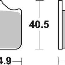 Brzdové destičky MR3 přední HUSQVARNA 630 SM rok 10-12