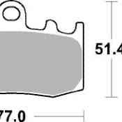 Brzdové destičky MR3 přední BMW K 1300 GT rok 09-10