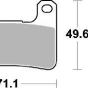 Brzdové destičky Brembo přední KAWASAKI Z 900 RS rok 18-21