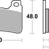 Brzdové destičky Brembo přední HONDA CBR 600 RR rok 05-18