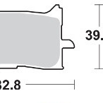 Brzdové destičky Brembo přední HONDA X-ADV 750 rok 18-23