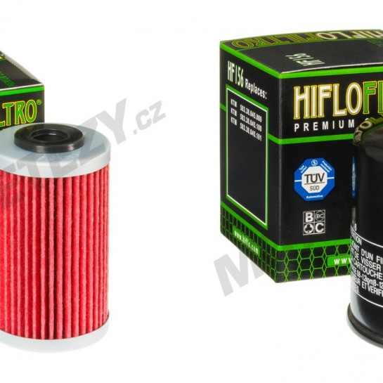 Sada (2ks) olejových filtrů HIFLO KTM 640 LC4 Super Moto rok...