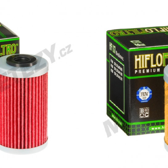 Sada (2ks) olejových filtrů HIFLO KTM 690 Duke / R rok 08-11