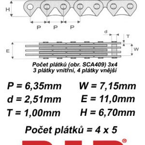 D.I.D Rozvodový řetěz DID SUZUKI GSX-R 1000 rok 01-15