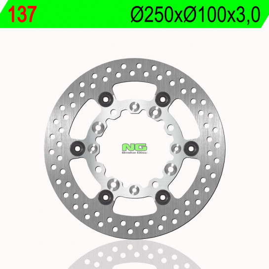 Brzdový kotouč NG přední KAWASAKI KX 250 rok 85-02