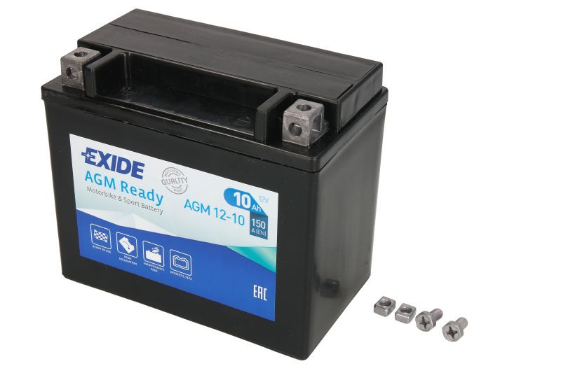 Аккумулятор для мотоцикла 12v. Аккумулятор 12v 10ah Exide. Etx12bs Exide мото АКБ 12v 10ah 150a 150x87x130 /+-/ (длина x ширина x высота). Аккумулятор AGM 12v Exide 245. Exide АКБ для Ford необслуживаемый.