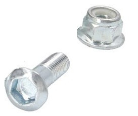 Šroub + matice do rozety M8x30