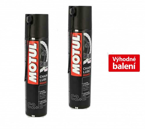 AKCE Sada 2ks Motul Chain Lube Road+ 400ml