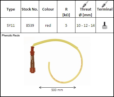 NGK zapalovací fajfka - SY11
