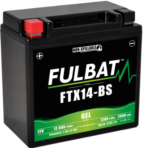 Baterie FULBAT KAWASAKI ZZR 1400 (ZX14) rok 02-20