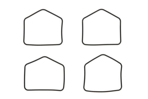 Těsnění víka plovákové komory (4ks) Tourmax KAWASAKI Z 750 rok 80-82