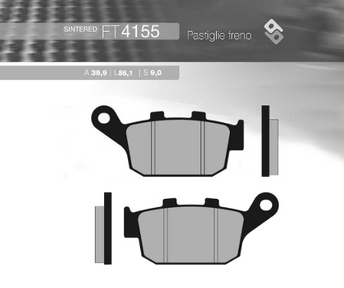 Brzdové destičky MR3 zadní SUZUKI SV 650 rok 16-23