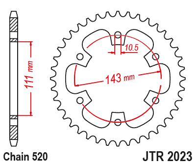 Rozeta ROYAL ENFIELD 350 Meteor rok 21-24