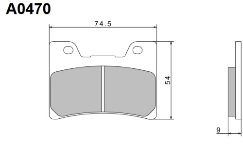 Brzdové destičky NISSIN přední YAMAHA TDM 850 rok 96-01