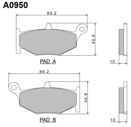 Brzdové destičky NISSIN zadní SUZUKI GSX-R 1000 rok 07-08