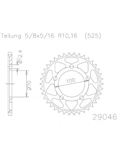 Rozeta BMW 1000 HP4 rok 12-15