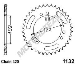 Rozeta DERBI 50 Derbi Senda R DRD (02-05) rok 02-05