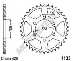 Rozeta APRILIA RS 50 rok 06-19