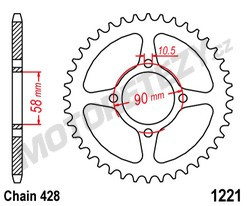 Rozeta HONDA CB 125 F rok 15-20