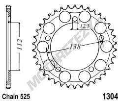 Rozeta HONDA VT 750 Shadow rok 98-06