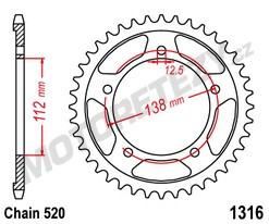 Rozeta HONDA X-ADV 750 rok 17-23