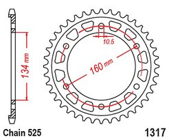 Rozeta HONDA CBR 1000 RR SP rok 22