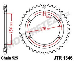 Rozeta HONDA CB 1000 RA rok 18-22