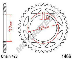 Rozeta KAWASAKI KLX 150 L rok 14-15