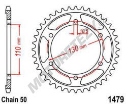 Rozeta YAMAHA YZF 1000 R1 rok 09-14