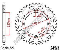 Rozeta HONDA FMX 650 rok 05-08