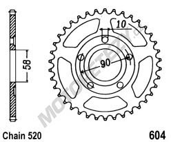 Rozeta HONDA NSR 125 R (99-01) rok 99-01