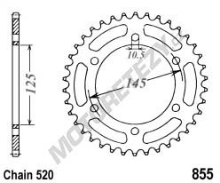 Rozeta YAMAHA XT 660 Z Tenere rok 08-15