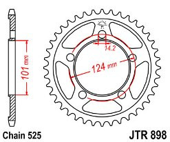 Rozeta KTM 1190 RC8 rok 08-10