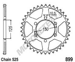 Rozeta KTM 950 LC8 Adventure, S (03-06) rok 03-06