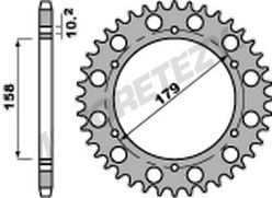 Kalená rozeta APRILIA 1000 ETV Capo Nord rok 01-07