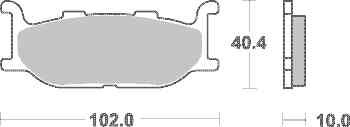 Brzdové destičky MR3 přední YAMAHA XV 950 rok 13-22